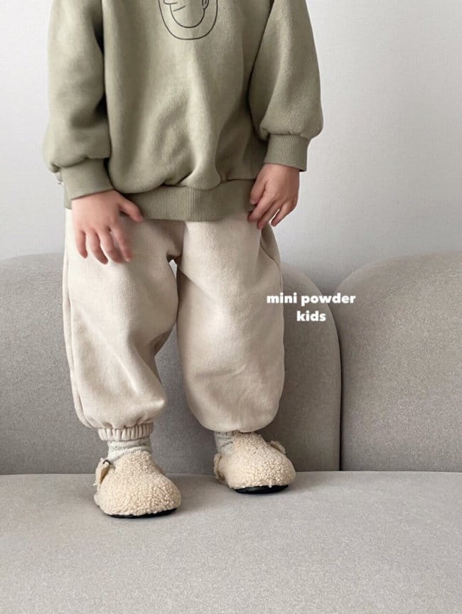 MINI POWDER - Korean Children Fashion - #Kfashion4kids - Fleece Jogger PAnts - 6