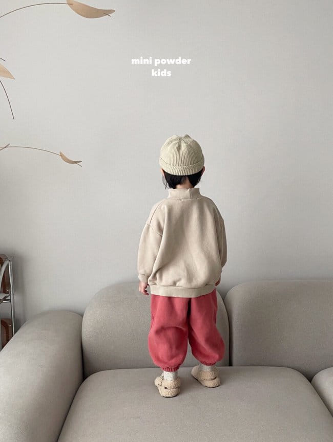 MINI POWDER - Korean Children Fashion - #Kfashion4kids - Fleece Jogger PAnts - 9