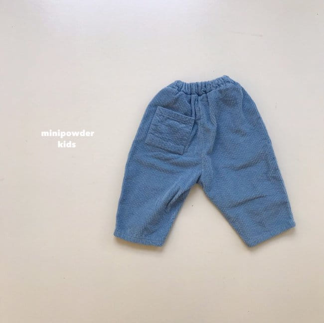 MINI POWDER - Korean Children Fashion - #Kfashion4kids - Corduroy Bonding Pants - 5