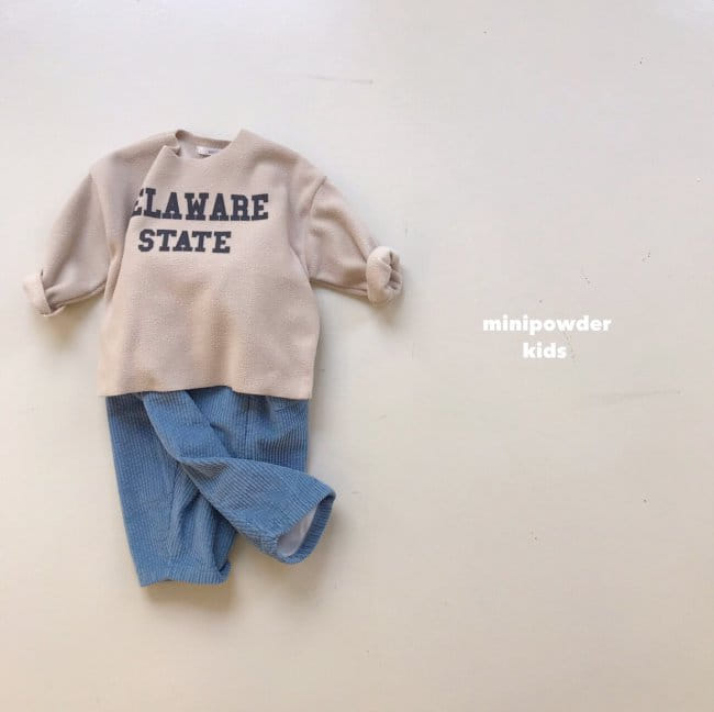 MINI POWDER - Korean Children Fashion - #Kfashion4kids - Corduroy Bonding Pants - 6