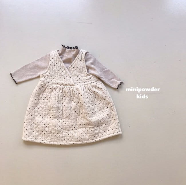 MINI POWDER - Korean Children Fashion - #Kfashion4kids - Dot One-piece - 2
