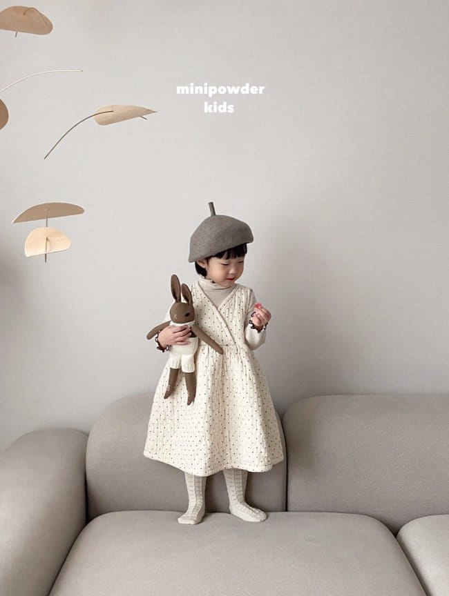 MINI POWDER - Korean Children Fashion - #Kfashion4kids - Dot One-piece - 5
