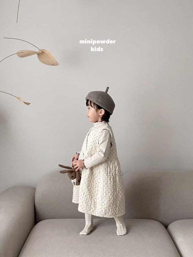 MINI POWDER - Korean Children Fashion - #Kfashion4kids - Dot One-piece - 8