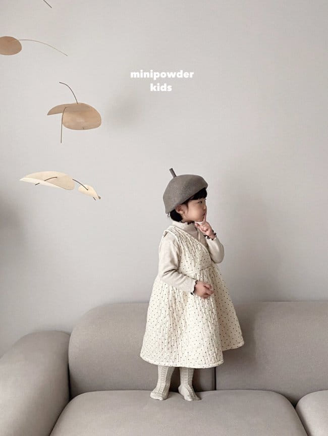 MINI POWDER - Korean Children Fashion - #Kfashion4kids - Dot One-piece - 9