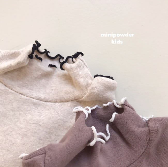 MINI POWDER - Korean Children Fashion - #Kfashion4kids - Terry Turtleneck Tee - 5