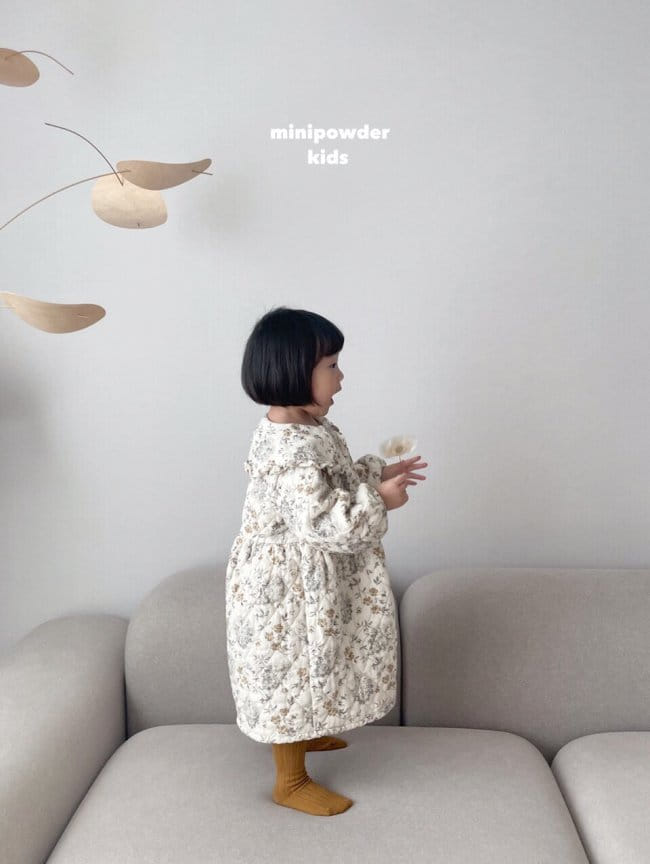 MINI POWDER - Korean Children Fashion - #Kfashion4kids - Quilting Sailor One-piece - 11