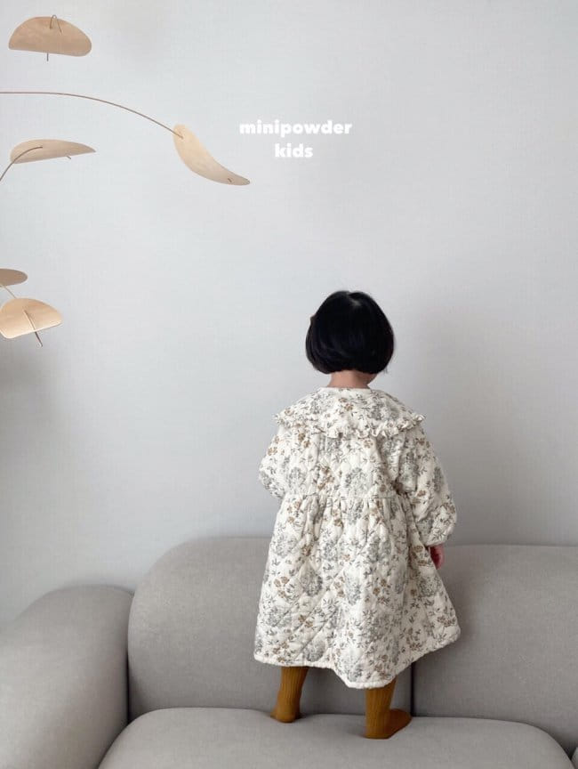 MINI POWDER - Korean Children Fashion - #Kfashion4kids - Quilting Sailor One-piece - 12