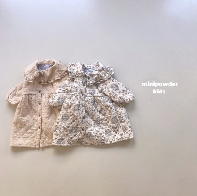 MINI POWDER - Korean Children Fashion - #Kfashion4kids - Quilting Sailor One-piece - 2