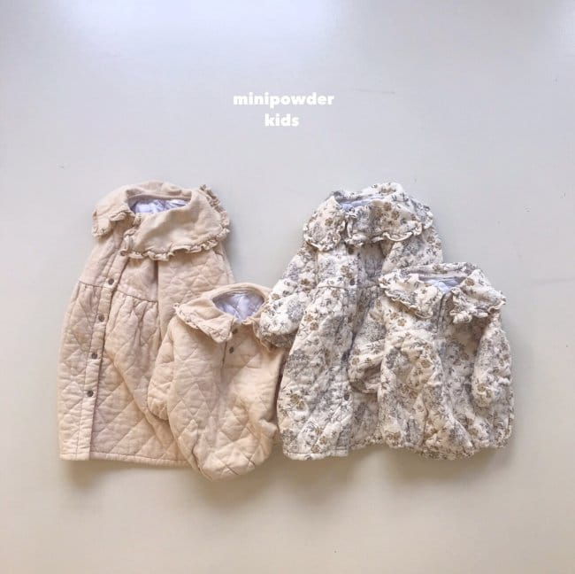 MINI POWDER - Korean Children Fashion - #Kfashion4kids - Quilting Sailor One-piece - 5