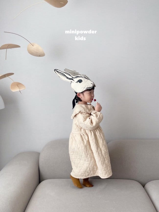 MINI POWDER - Korean Children Fashion - #Kfashion4kids - Quilting Sailor One-piece - 8