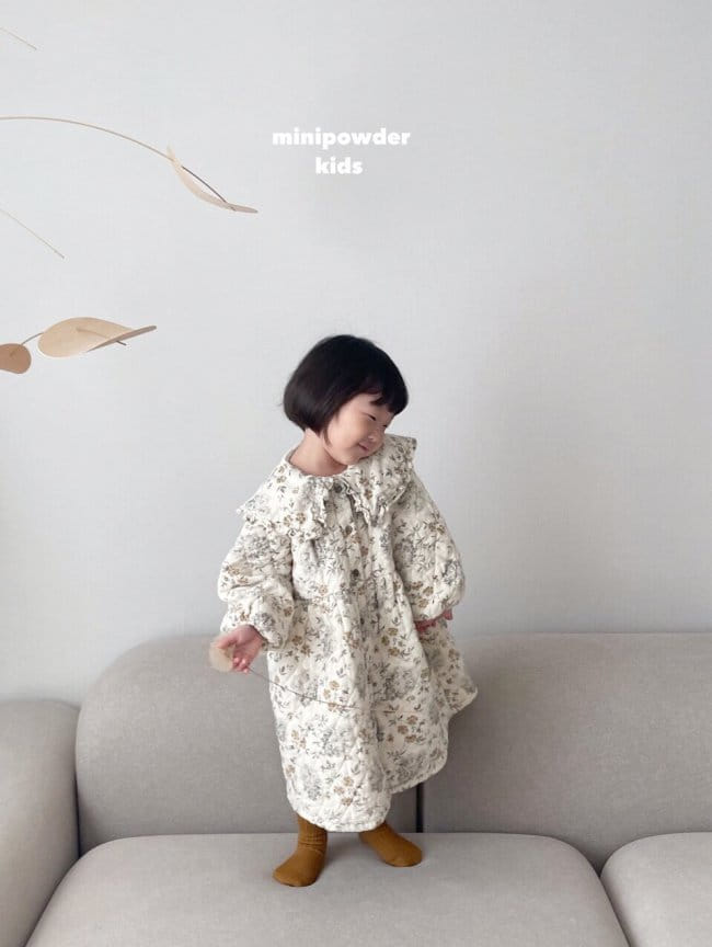 MINI POWDER - Korean Children Fashion - #Kfashion4kids - Quilting Sailor One-piece - 9