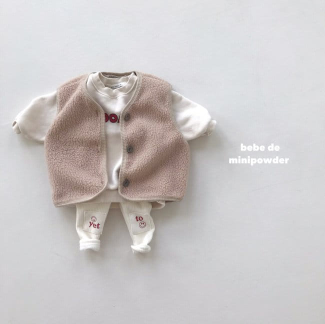 MINI POWDER - Korean Children Fashion - #Kfashion4kids - Bebe Fluffy Vest - 2