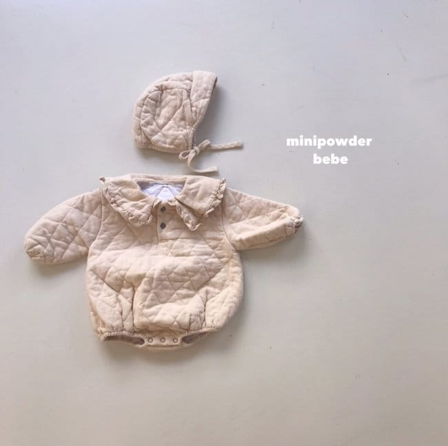 MINI POWDER - Korean Children Fashion - #Kfashion4kids - Quilting Sailor Bodysuit - 2