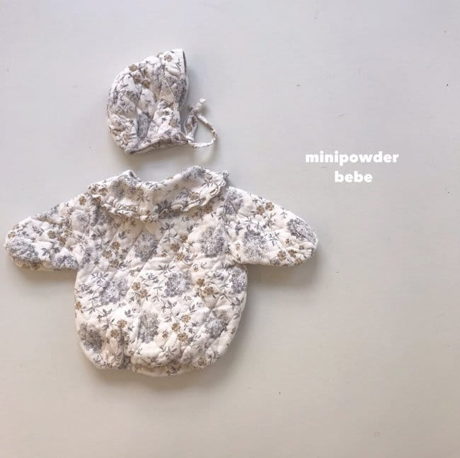 MINI POWDER - Korean Children Fashion - #Kfashion4kids - Quilting Sailor Bodysuit - 4
