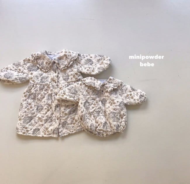 MINI POWDER - Korean Children Fashion - #Kfashion4kids - Quilting Sailor Bodysuit - 9