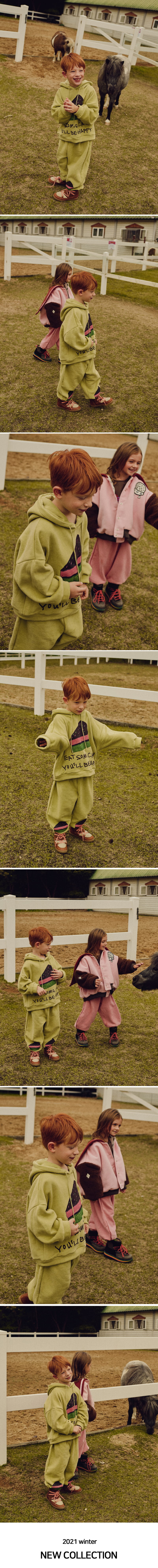 MINI PS MARKET - Korean Children Fashion - #Kfashion4kids - A Piece Of Cake Fleece Jogger Pants