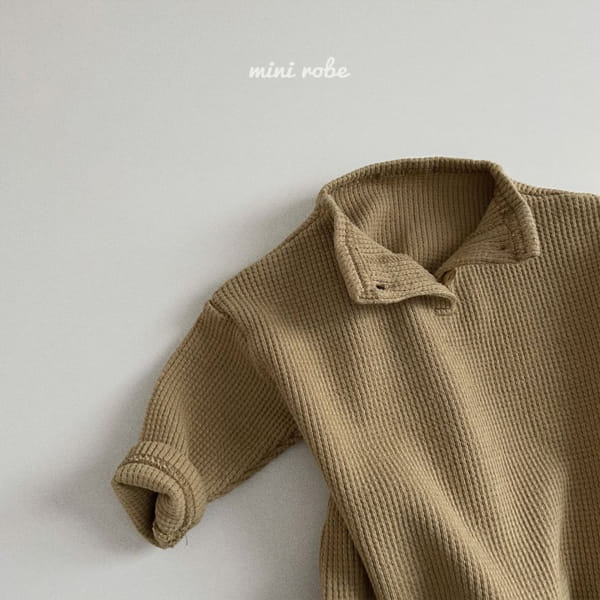 MINI ROBE - Korean Children Fashion - #Kfashion4kids - Bebe Waffle Half Turtleneck Tee - 11