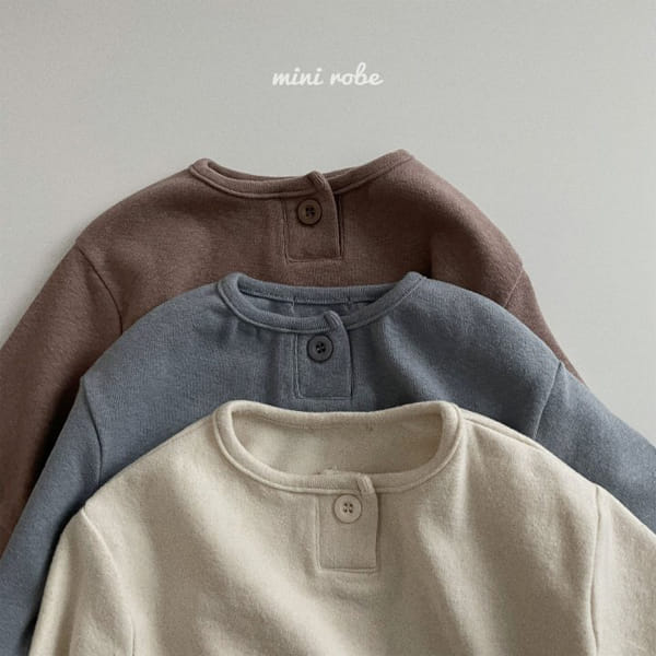 MINI ROBE - Korean Children Fashion - #Kfashion4kids - Bebe One Button Tee