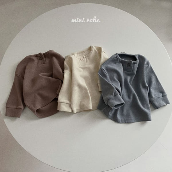 MINI ROBE - Korean Children Fashion - #Kfashion4kids - Bebe One Button Tee - 2