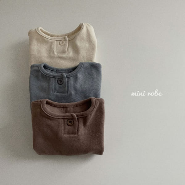 MINI ROBE - Korean Children Fashion - #Kfashion4kids - Bebe One Button Tee - 5