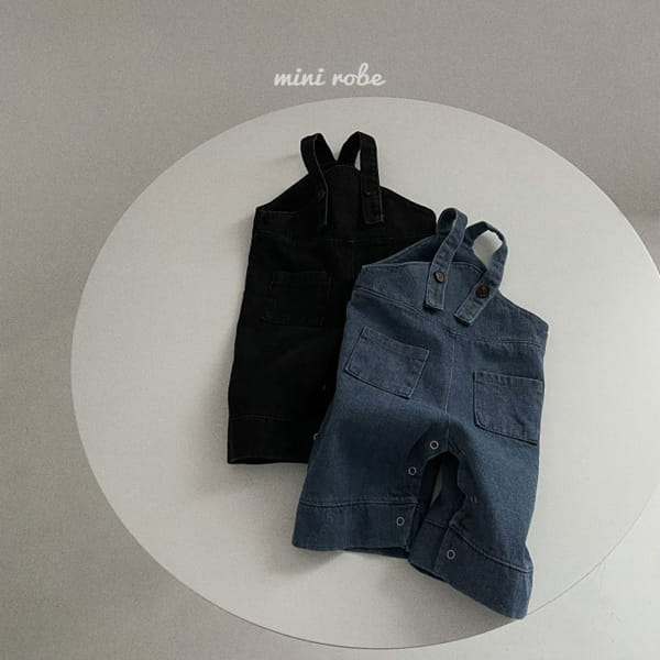 MINI ROBE - Korean Children Fashion - #Kfashion4kids - Bebe A Denim Dungarees