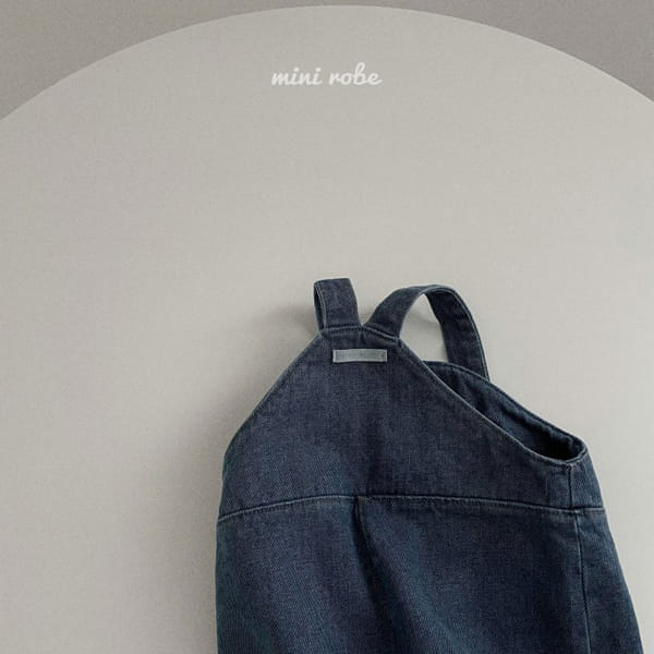 MINI ROBE - Korean Children Fashion - #Kfashion4kids - Bebe A Denim Dungarees - 12