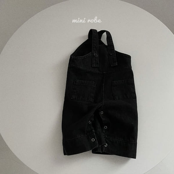 MINI ROBE - Korean Children Fashion - #Kfashion4kids - Bebe A Denim Dungarees - 7