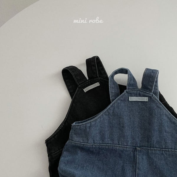 MINI ROBE - Korean Children Fashion - #Kfashion4kids - Bebe A Denim Dungarees - 8