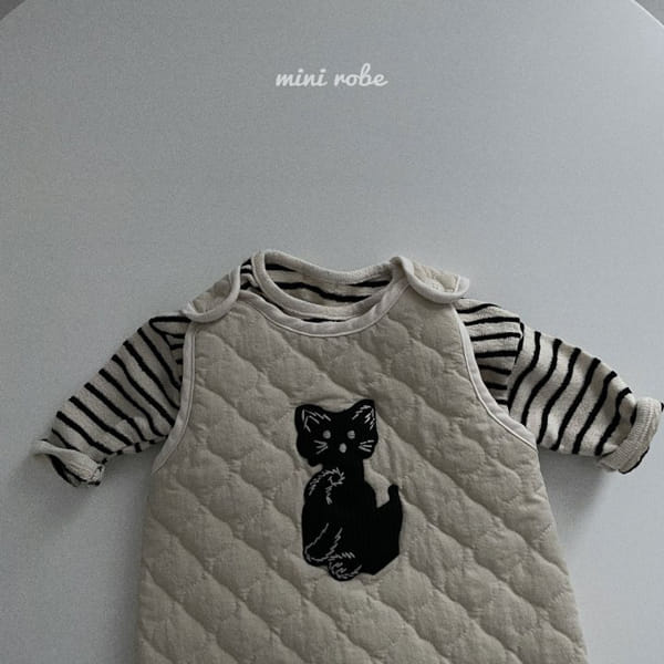MINI ROBE - Korean Children Fashion - #Kfashion4kids - Bebe quilting Overall - 11