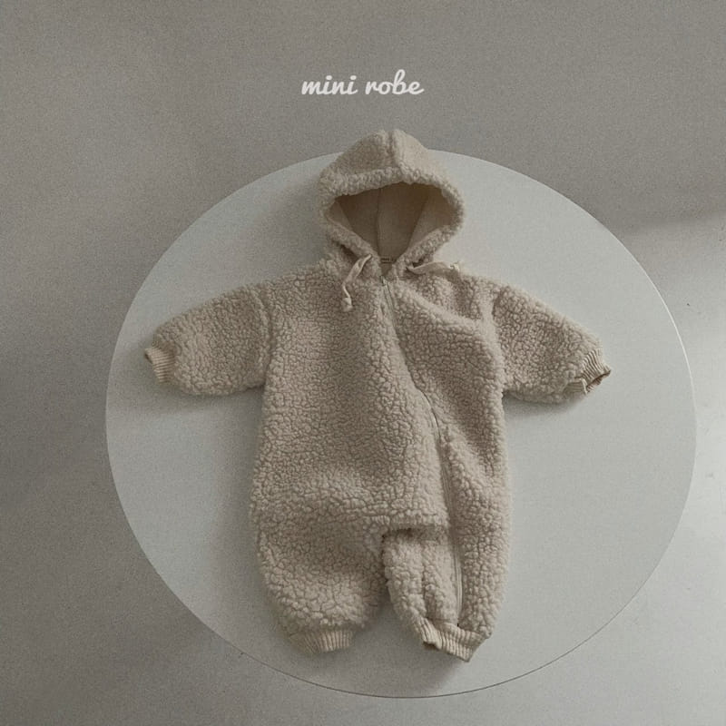 MINI ROBE - Korean Children Fashion - #Kfashion4kids - Fluffy Bodysuit