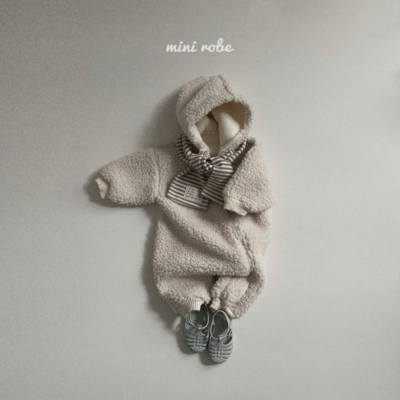 MINI ROBE - Korean Children Fashion - #Kfashion4kids - Fluffy Bodysuit - 12