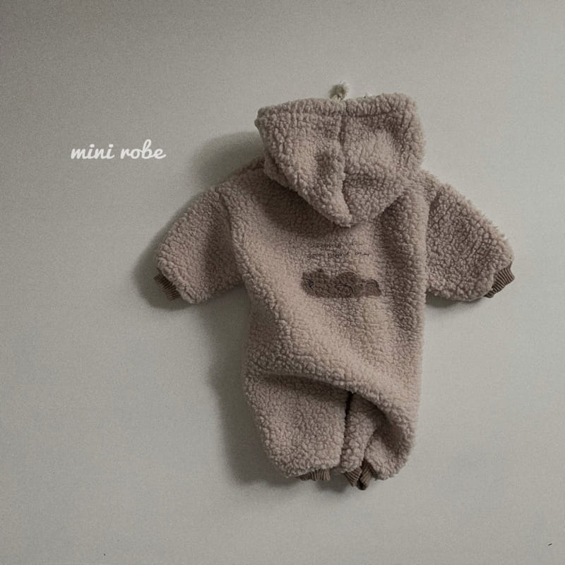 MINI ROBE - Korean Children Fashion - #Kfashion4kids - Fluffy Bodysuit - 6