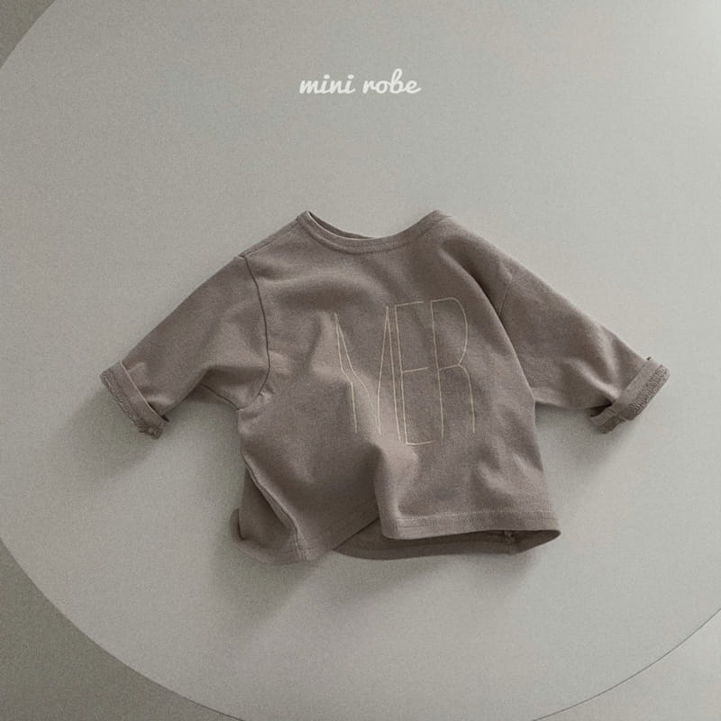 MINI ROBE - Korean Children Fashion - #Kfashion4kids - Peach Paint Tee