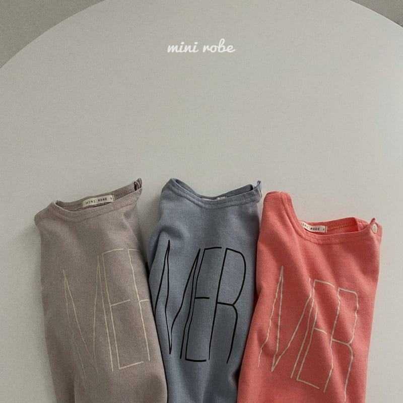 MINI ROBE - Korean Children Fashion - #Kfashion4kids - Peach Paint Tee - 10