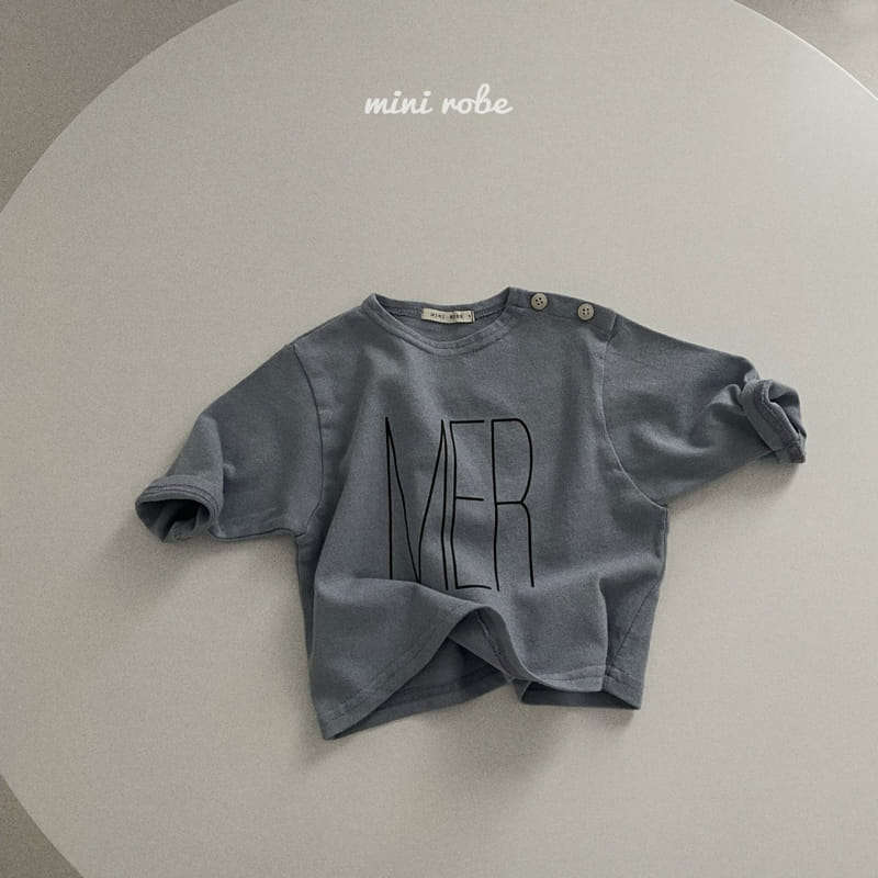 MINI ROBE - Korean Children Fashion - #Kfashion4kids - Peach Paint Tee - 3