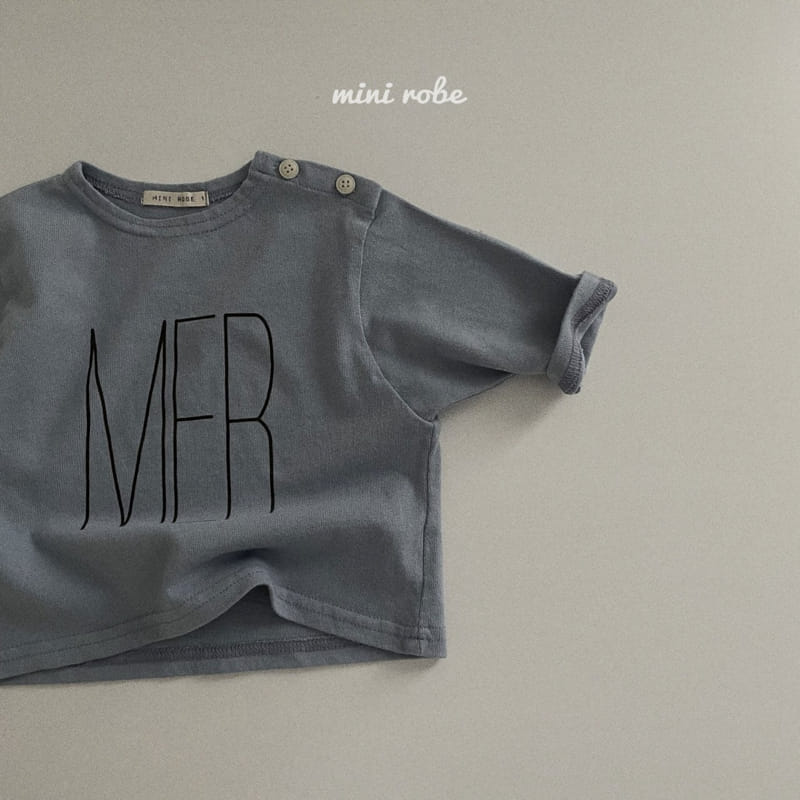 MINI ROBE - Korean Children Fashion - #Kfashion4kids - Peach Paint Tee - 4