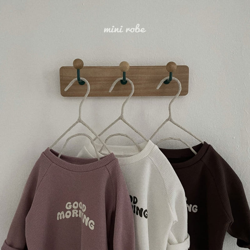 MINI ROBE - Korean Children Fashion - #Kfashion4kids - Vgood Morning Tee - 12