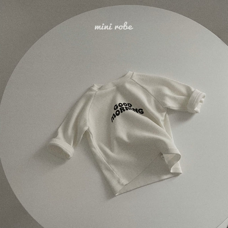 MINI ROBE - Korean Children Fashion - #Kfashion4kids - Vgood Morning Tee - 2