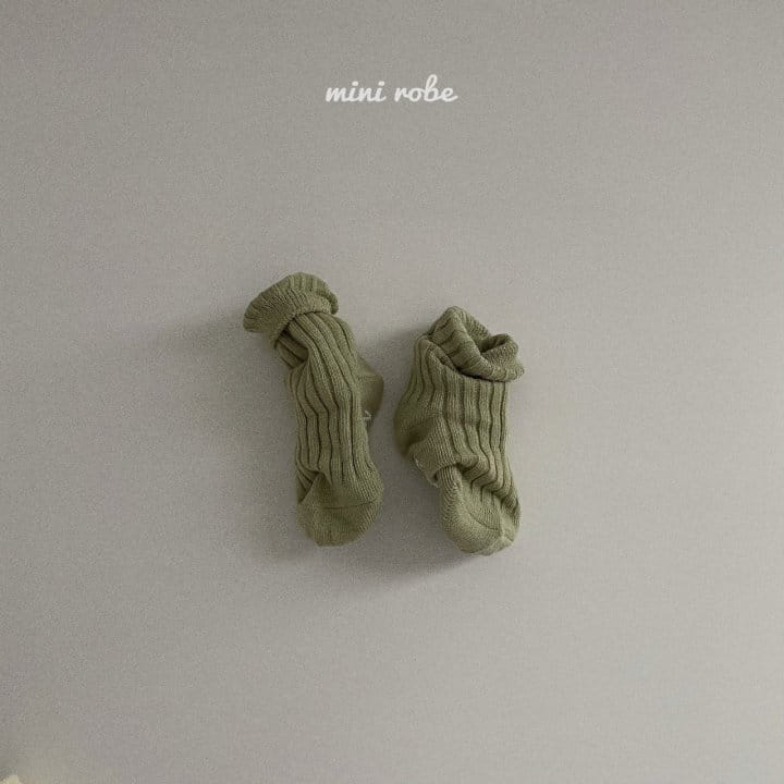 MINI ROBE - Korean Children Fashion - #Kfashion4kids - Pistachio Socks [set of 5] - 4
