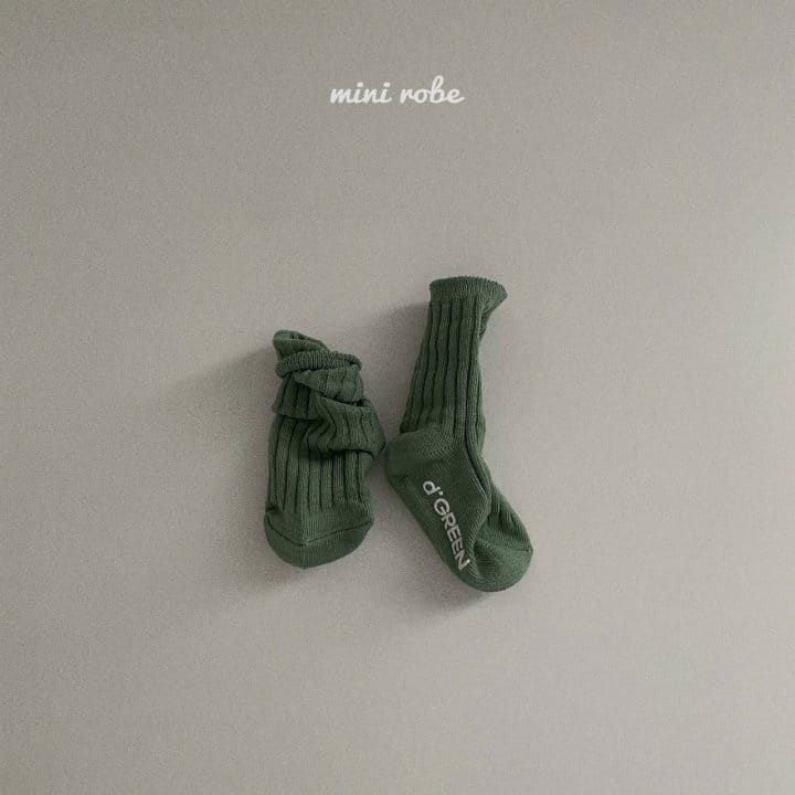 MINI ROBE - Korean Children Fashion - #Kfashion4kids - Pistachio Socks [set of 5] - 5
