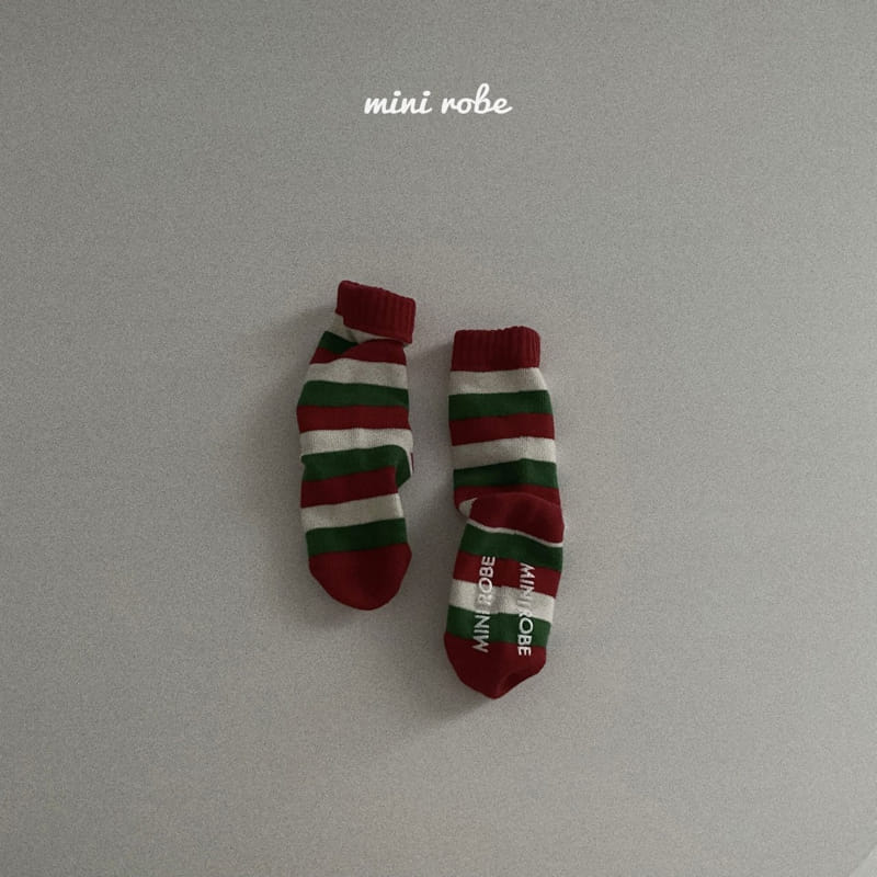 MINI ROBE - Korean Children Fashion - #Kfashion4kids - Bebe Christmas Socks [set of 4]  - 12