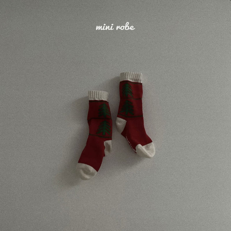 MINI ROBE - Korean Children Fashion - #Kfashion4kids - Bebe Christmas Socks [set of 4]  - 9
