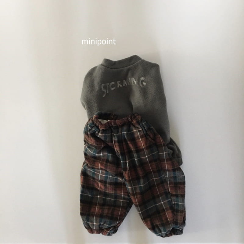 MINIPOINT - Korean Children Fashion - #Kfashion4kids - Half Turtle Lettering Tee