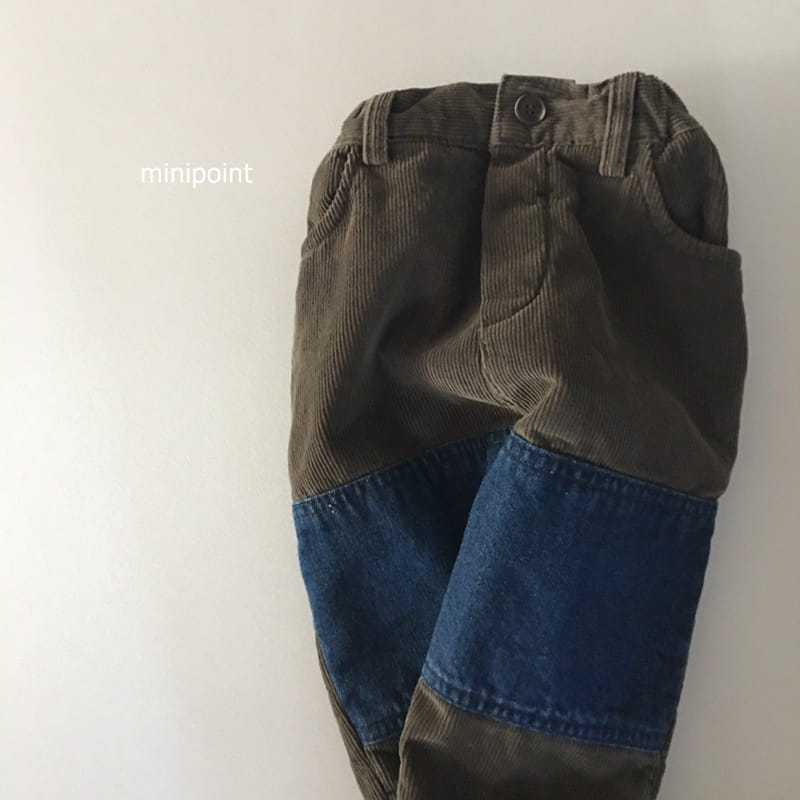 MINIPOINT - Korean Children Fashion - #Kfashion4kids - Knee Bonding Pants - 3