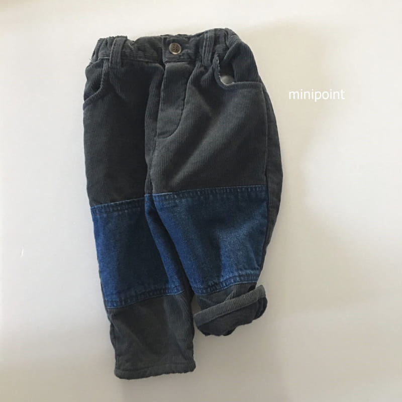 MINIPOINT - Korean Children Fashion - #Kfashion4kids - Knee Bonding Pants - 4