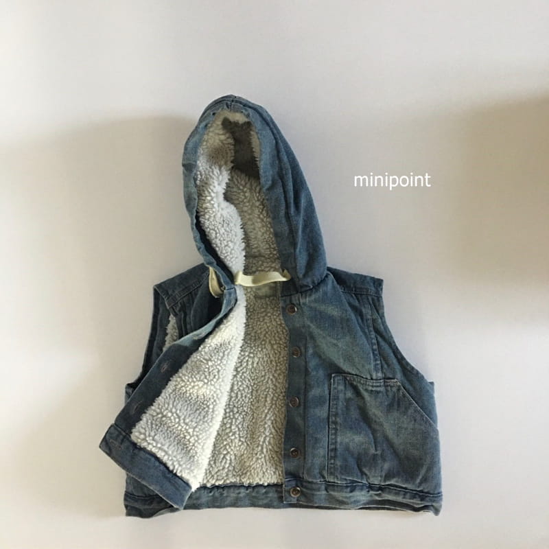 MINIPOINT - Korean Children Fashion - #Kfashion4kids - Dumble Hoody Vest - 2