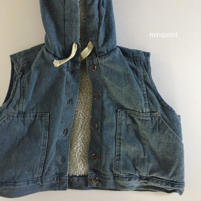 MINIPOINT - Korean Children Fashion - #Kfashion4kids - Dumble Hoody Vest - 3