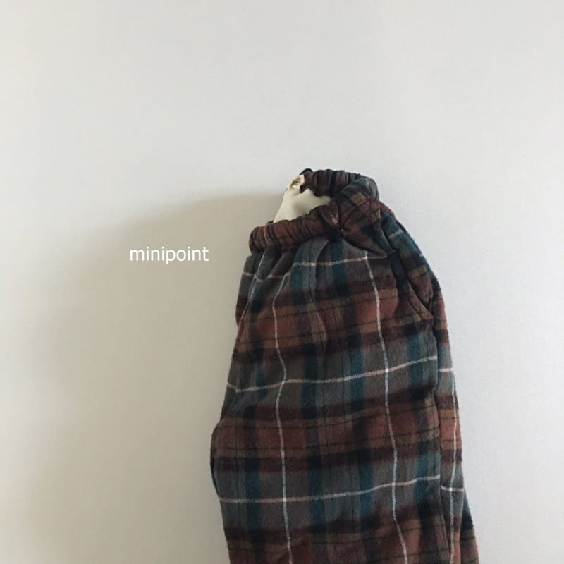 MINIPOINT - Korean Children Fashion - #Kfashion4kids - Mom Checks Pants - 3