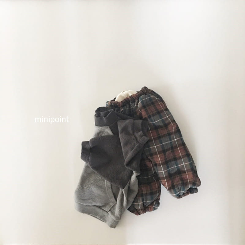 MINIPOINT - Korean Children Fashion - #Kfashion4kids - Checks Pants - 2