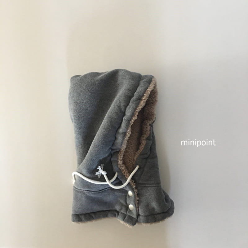 MINIPOINT - Korean Children Fashion - #Kfashion4kids - Neck Hoody - 2